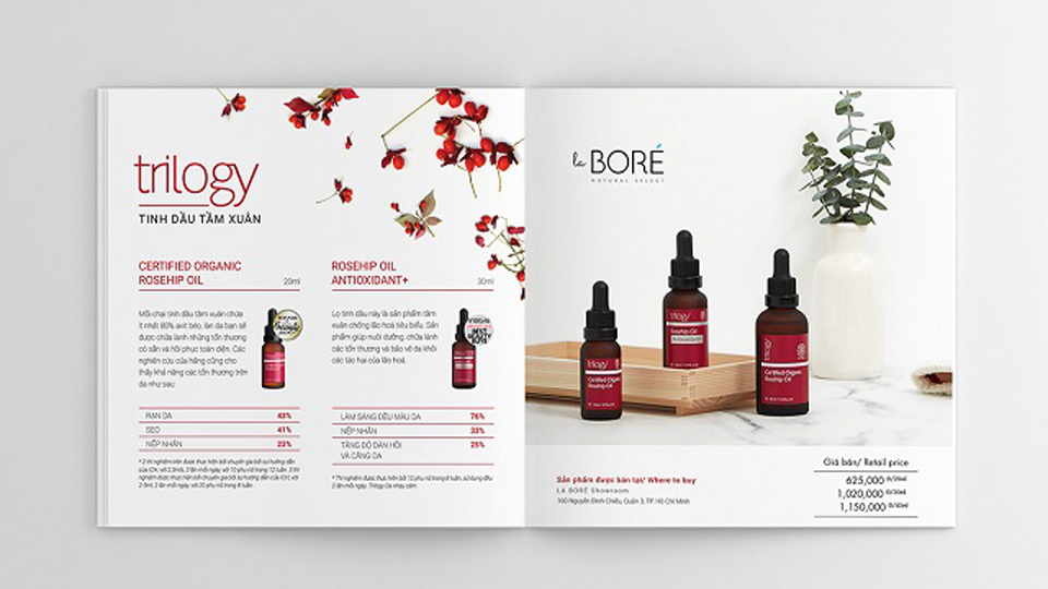 In ấn Catalogue Mỹ Phẩm
