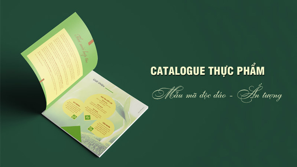 In ấn Catalogue Thực Phẩm