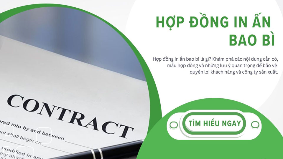 Hợp đồng in ấn Bao Bì