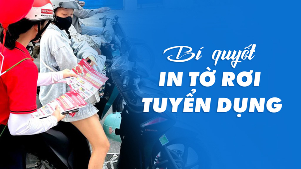 Tờ Rơi Tuyển dụng