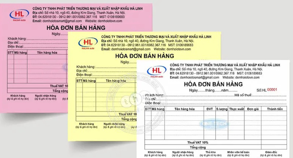 In Hóa đơn tại Lạng Sơn