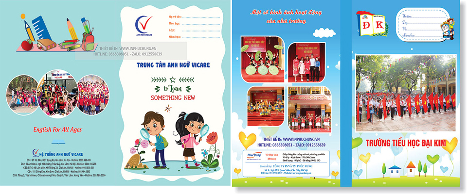 in vở học sinh tại Hà Nội