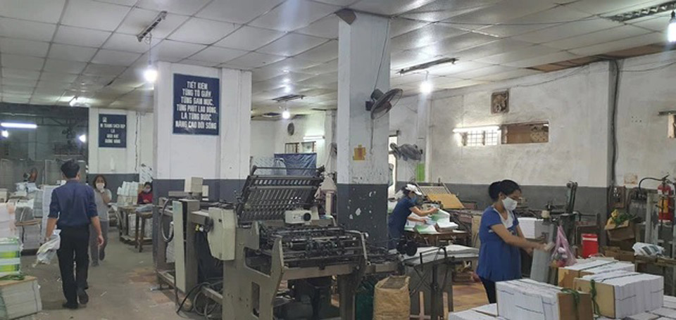 Xưởng in sách tại Hà Nội