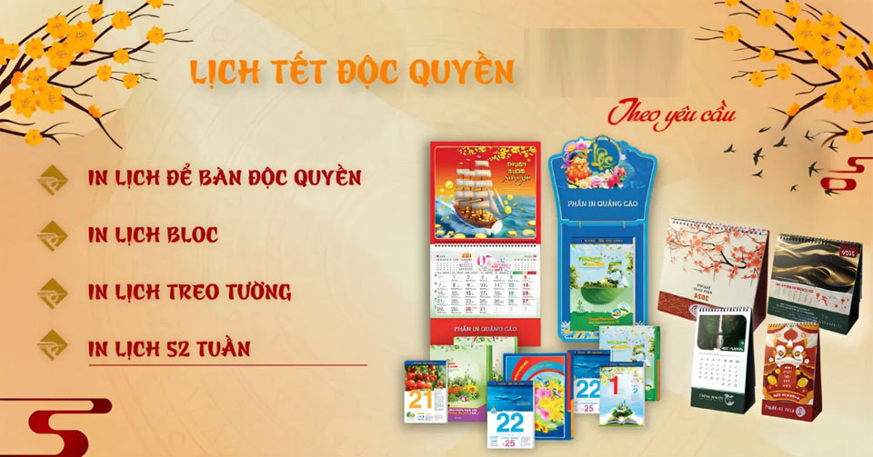 báo giá in Lịch Tết