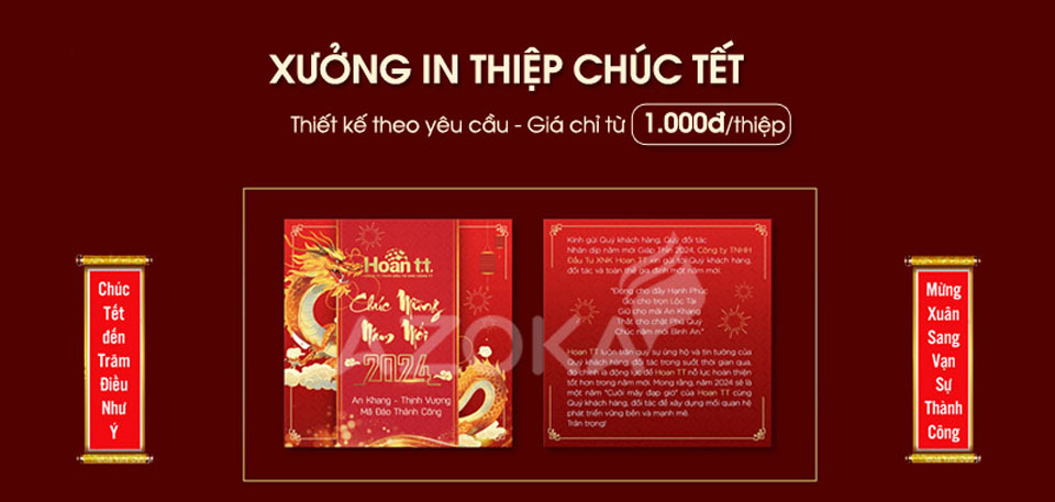 báo giá in thiệp tết