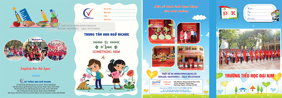 dịch vụ in tập trường học tại thái nguyên