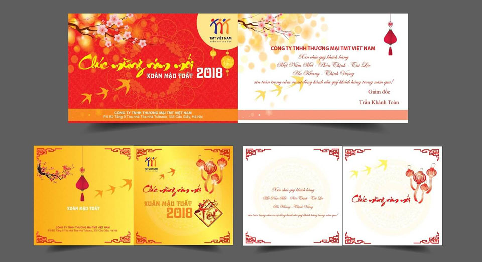 in thiệp tết theo yêu cầu