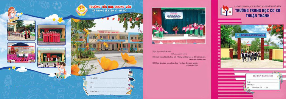 in vở học thêm