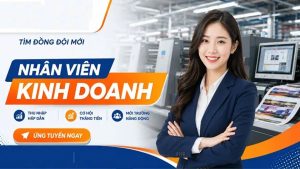 Tuyển dụng nhân viên Kinh doanh in ấn