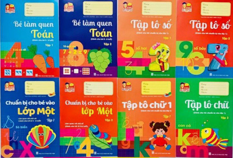 in Tập Viết số mầm non